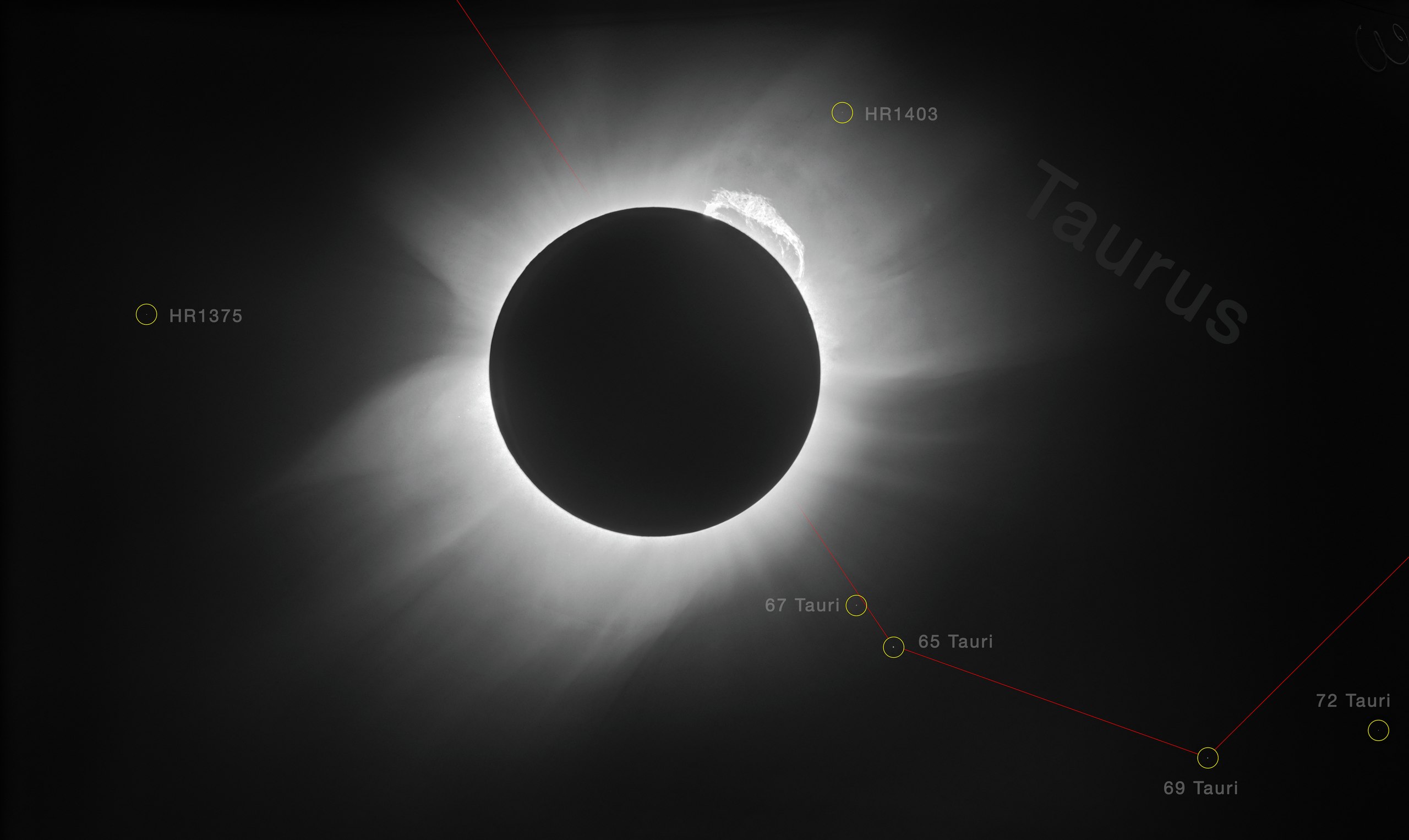 Eddington and Crommelin imaged the eclipse using the technology of the time: photographic plates made of glass. Sadly, the original plates from the 1919 expedition have been lost — but, luckily, copies of one of the plates were made and sent to observatories around the world to allow scientists everywhere to see the evidence in support of relativity with their own eyes. Source: European Southern Observatory.